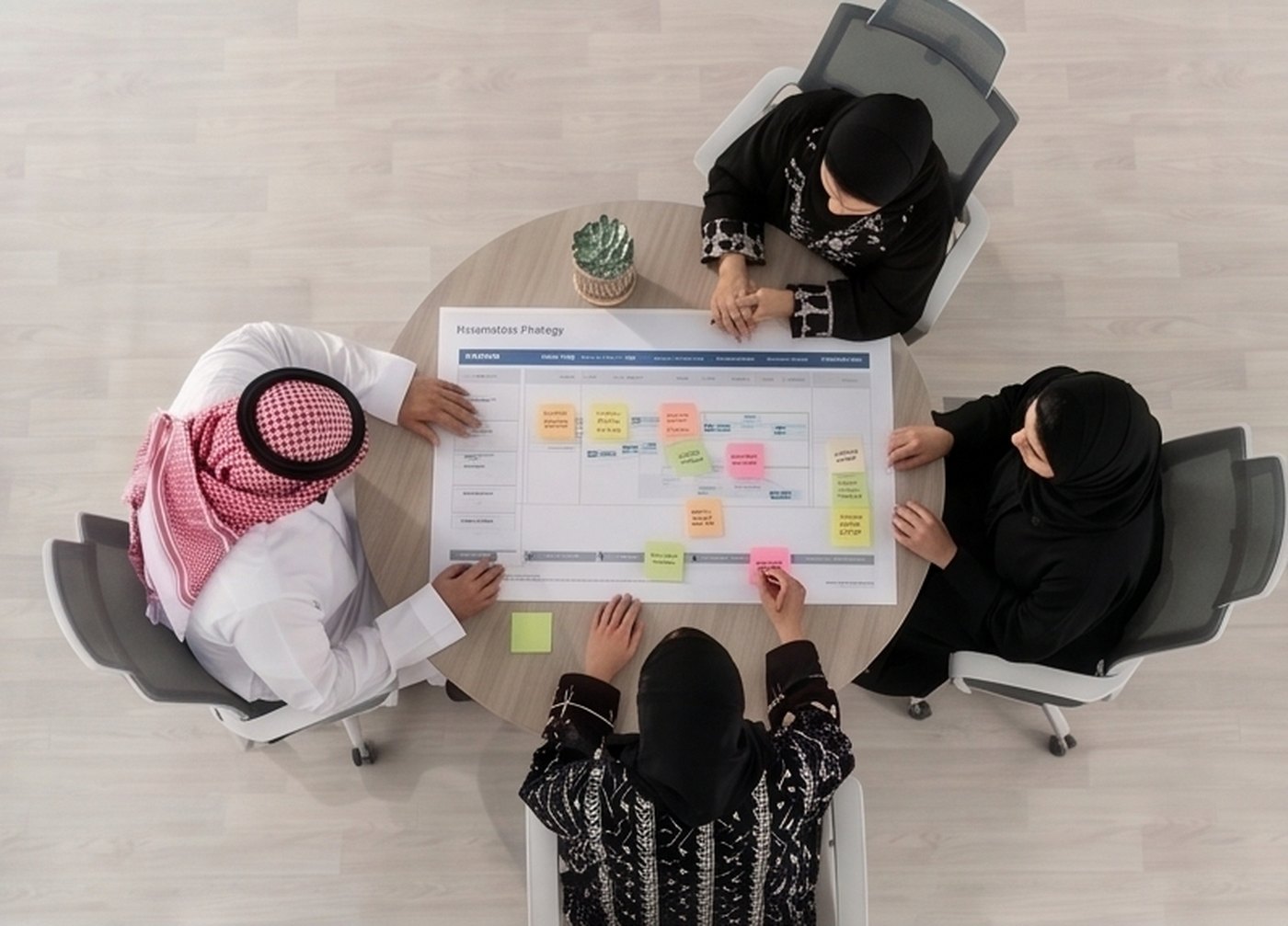 ورشة عمل مع فريق العميل